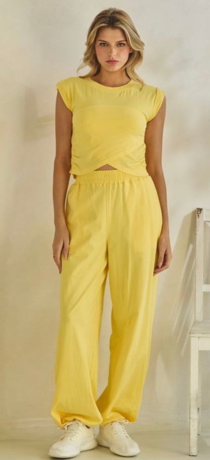 Sky Drift Lounge Set - Butter Yellow