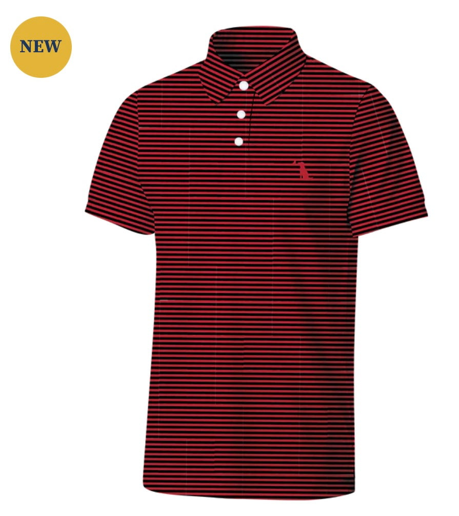 Local Boy Outfitters Palms Polo - Red/Black