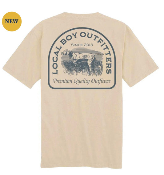 Toddler Local Boy Vintage Pointer SS Tee - Latte