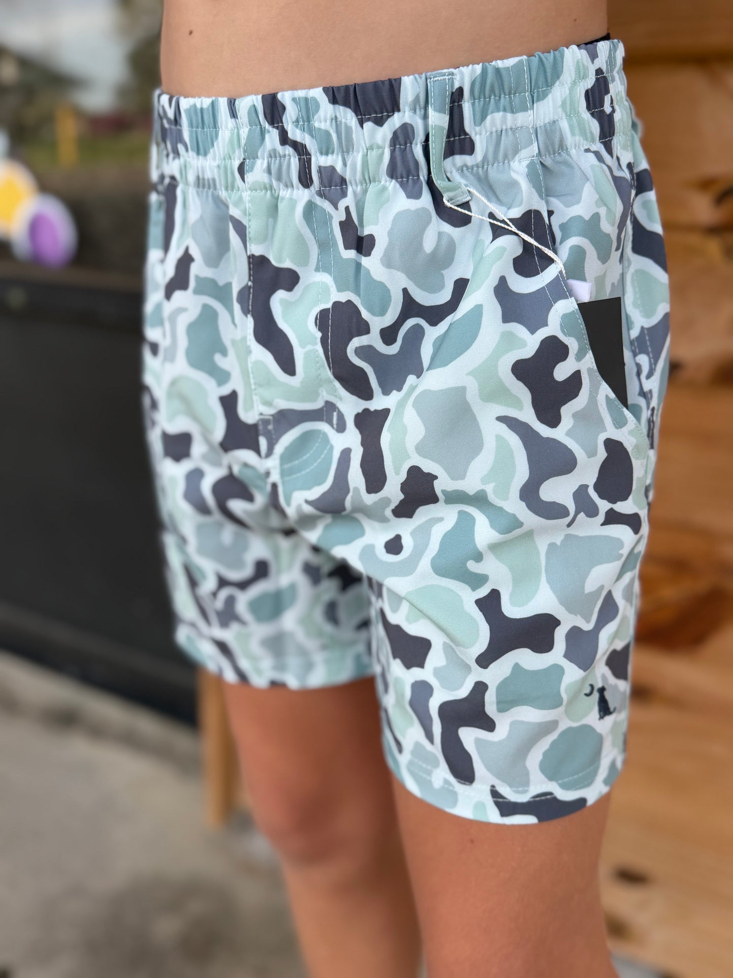 Youth Local Boy Volley Shorts - Localflage Lagoon