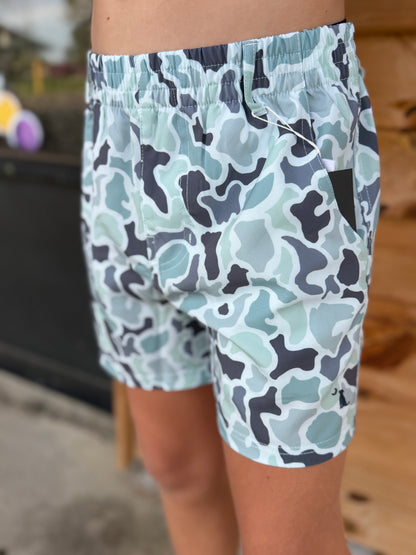 Youth Local Boy Volley Shorts - Localflage Lagoon