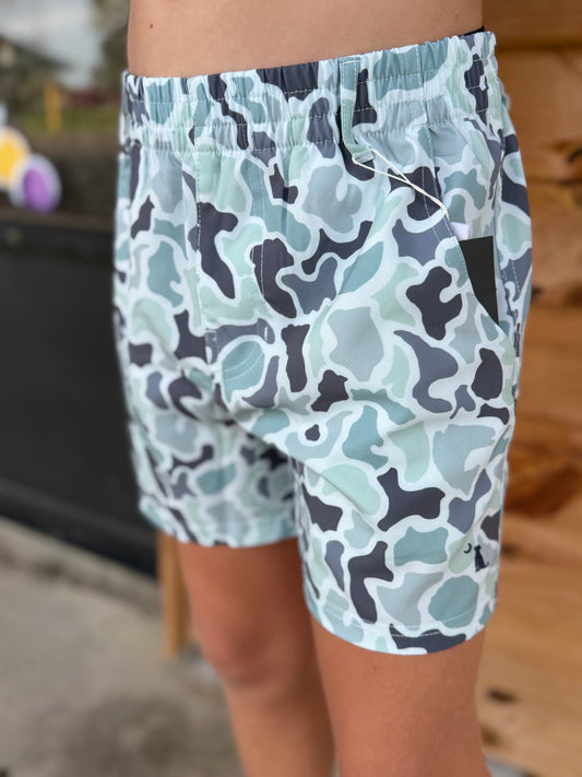 Youth Local Boy Volley Shorts - Localflage Lagoon
