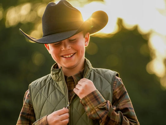 Youth Local Boy Diamond Quilted Vest