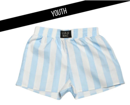 Lulu Mac Light Blue DARBY KIDS SHORTS