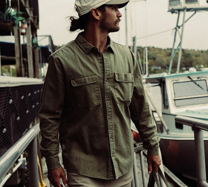 Marsh Wear South End Button Up - Light Olive