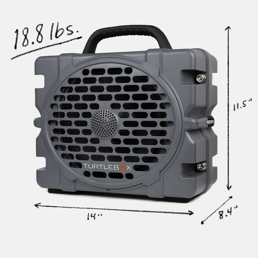 TurtleBox Audio -  Grande Speaker - Gray