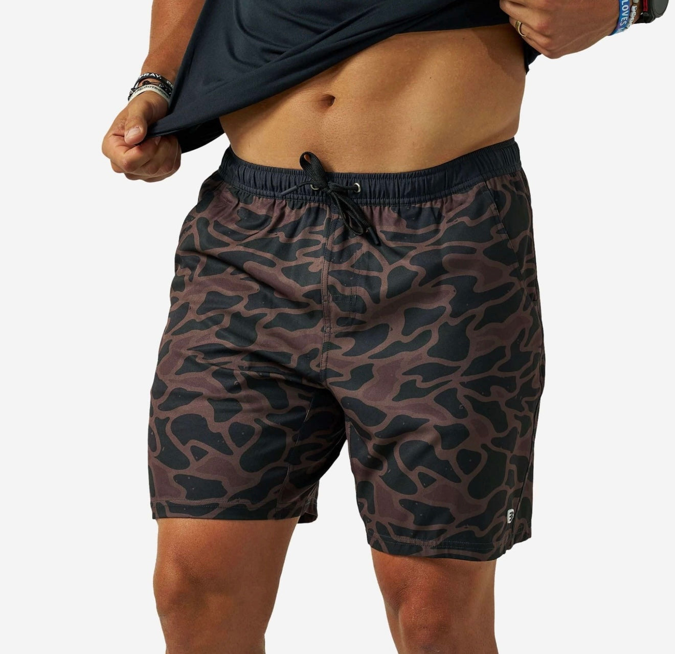 BURLEBO Athletic Short - Benita Camo 7”