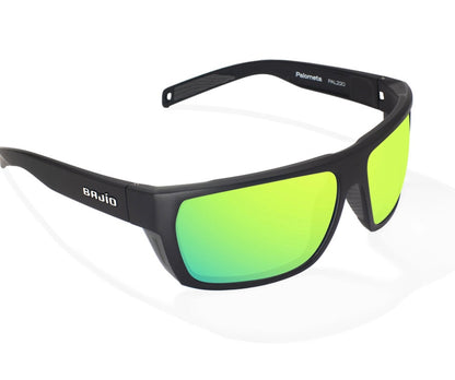 Bajio Palometa - Black Matte Matte/Green Mirror Glass