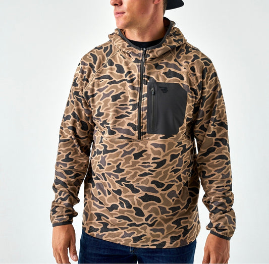 Burlebo - Blaze Tech Quarter Zip - Gauge Camo