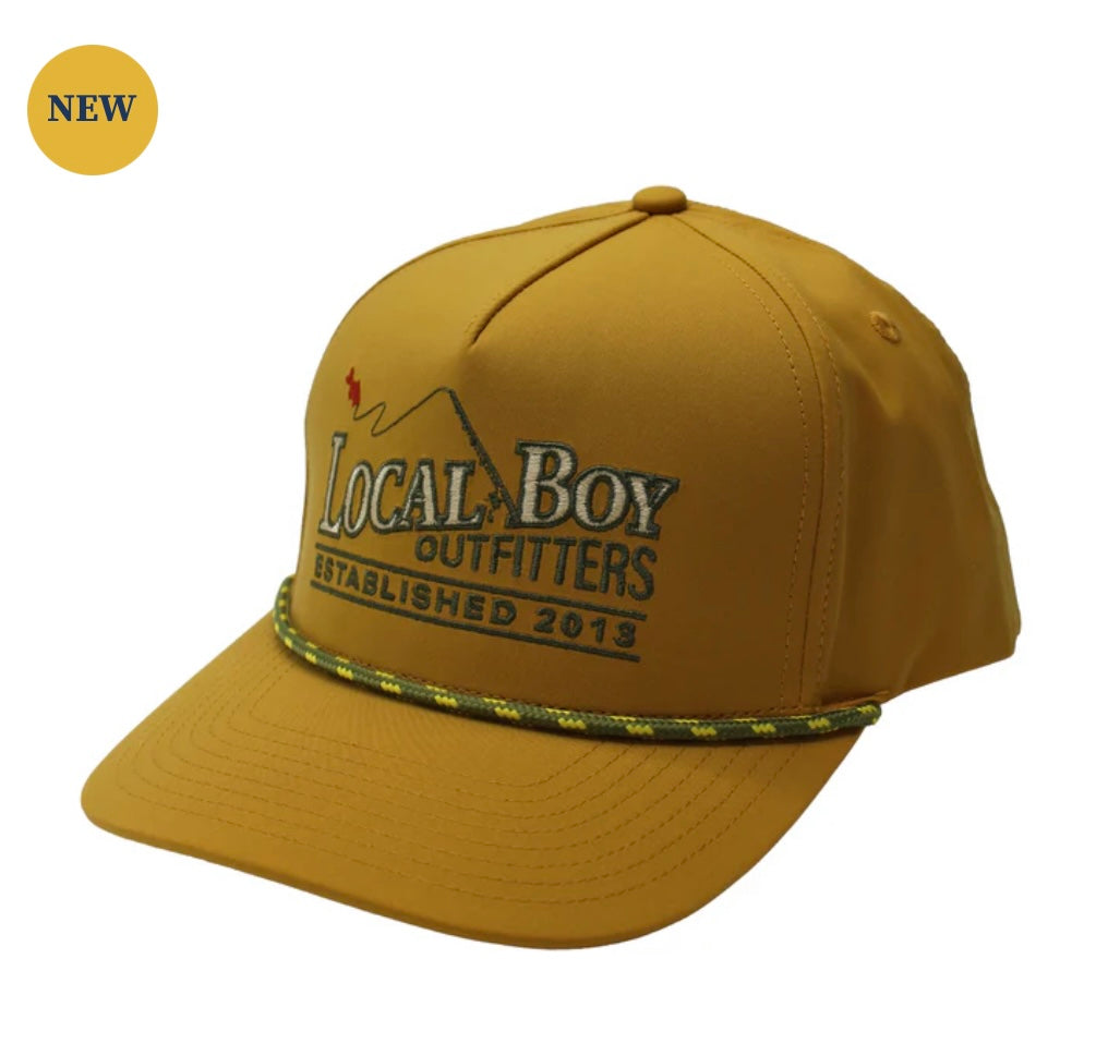 Local Boy Outfitters Tight Lines HC Rope Hat - Clay