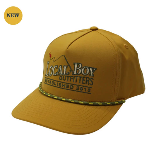 Local Boy Outfitters Tight Lines HC Rope Hat - Clay