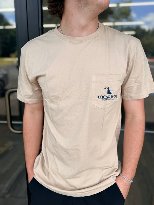 Local Boy Buster SS Tee - Latte