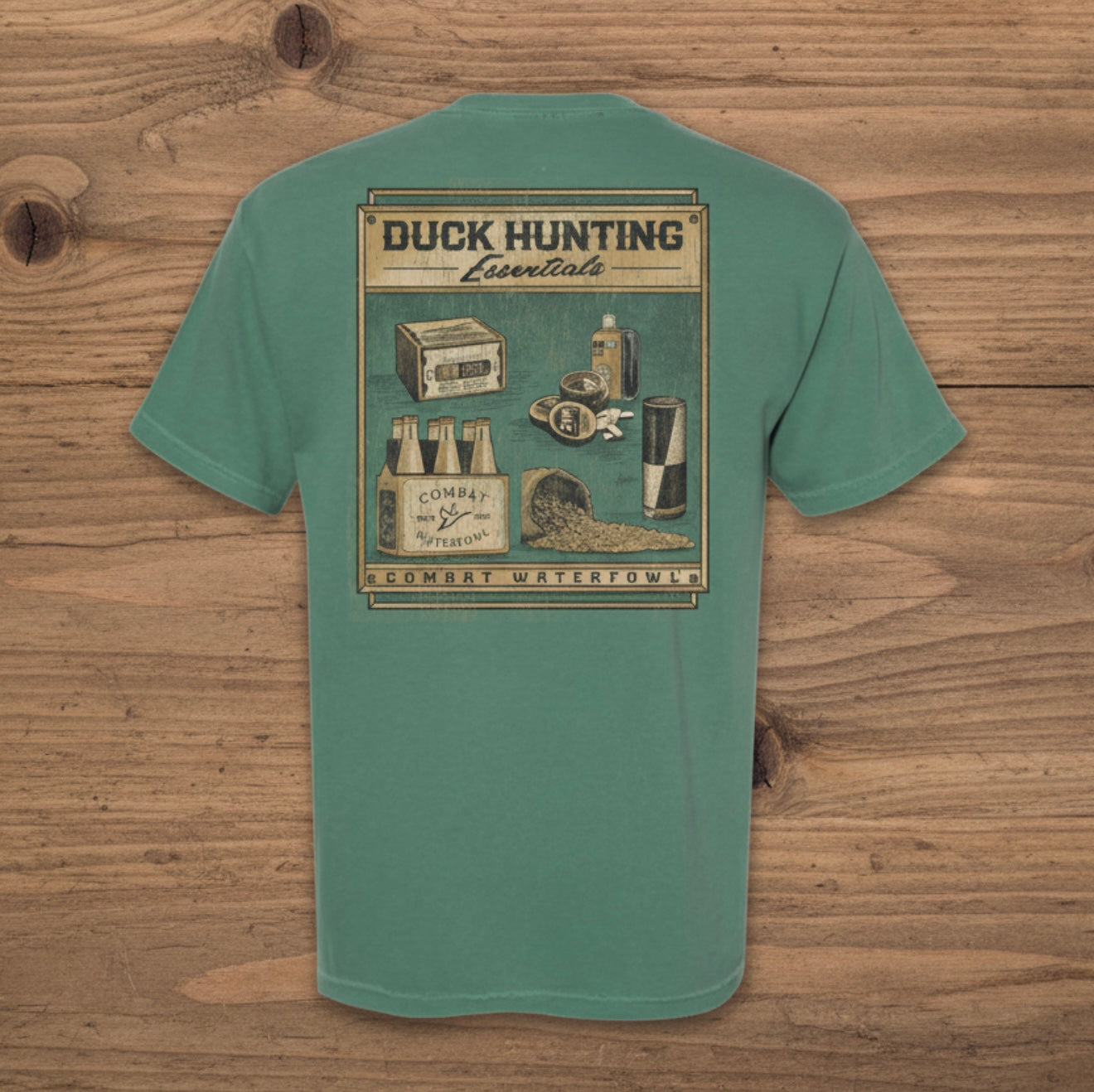 Combat Waterfowl The Essentials Tee - Light Green