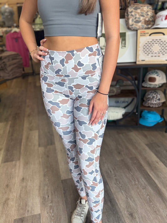 Local Girl Outfitters - LG Leggings - Forest Camo Flora