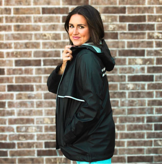 Girlie Girl Originals Rain Coat- Black