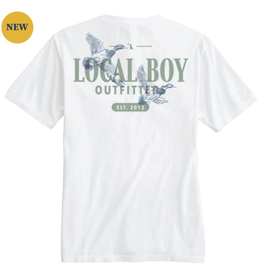 Local Boy Lucky Ducks SS Tee - White