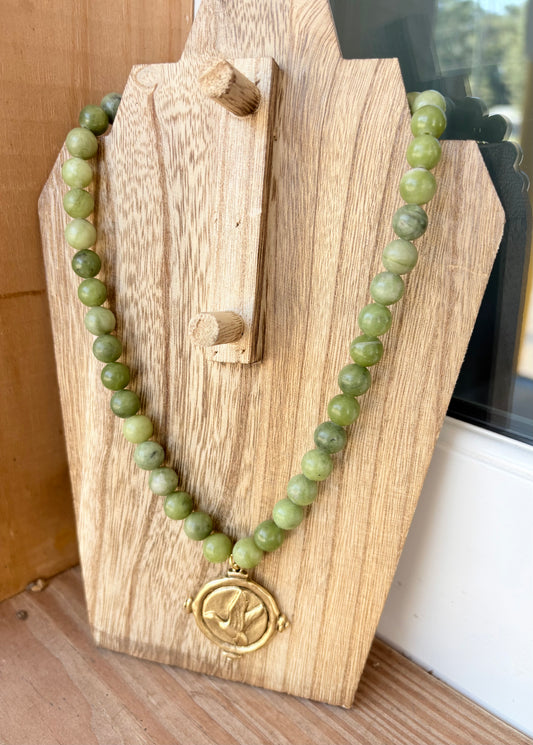 The Signature Duck Necklace by MC: Hunter Green