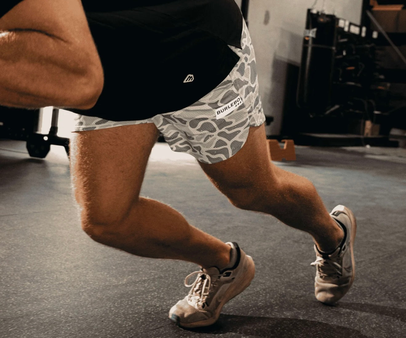 BURLEBO Mesh Short - White Camo