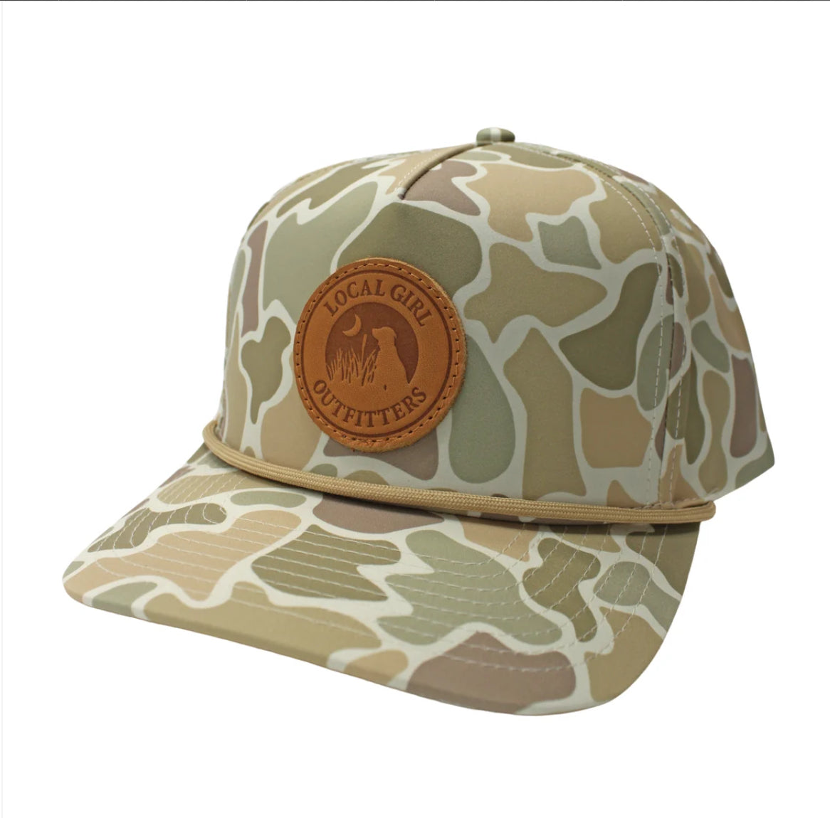 Local Girl - LG Leather Patch Rope Hat