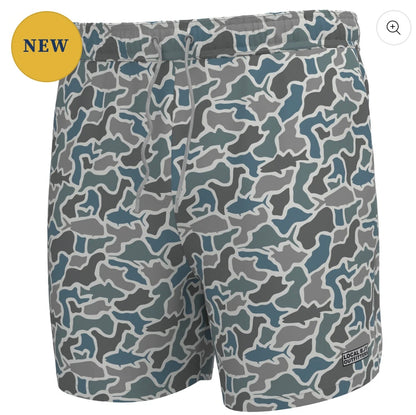 Local Boy Outfitters Bayview Swim Trunks - Fish Camo