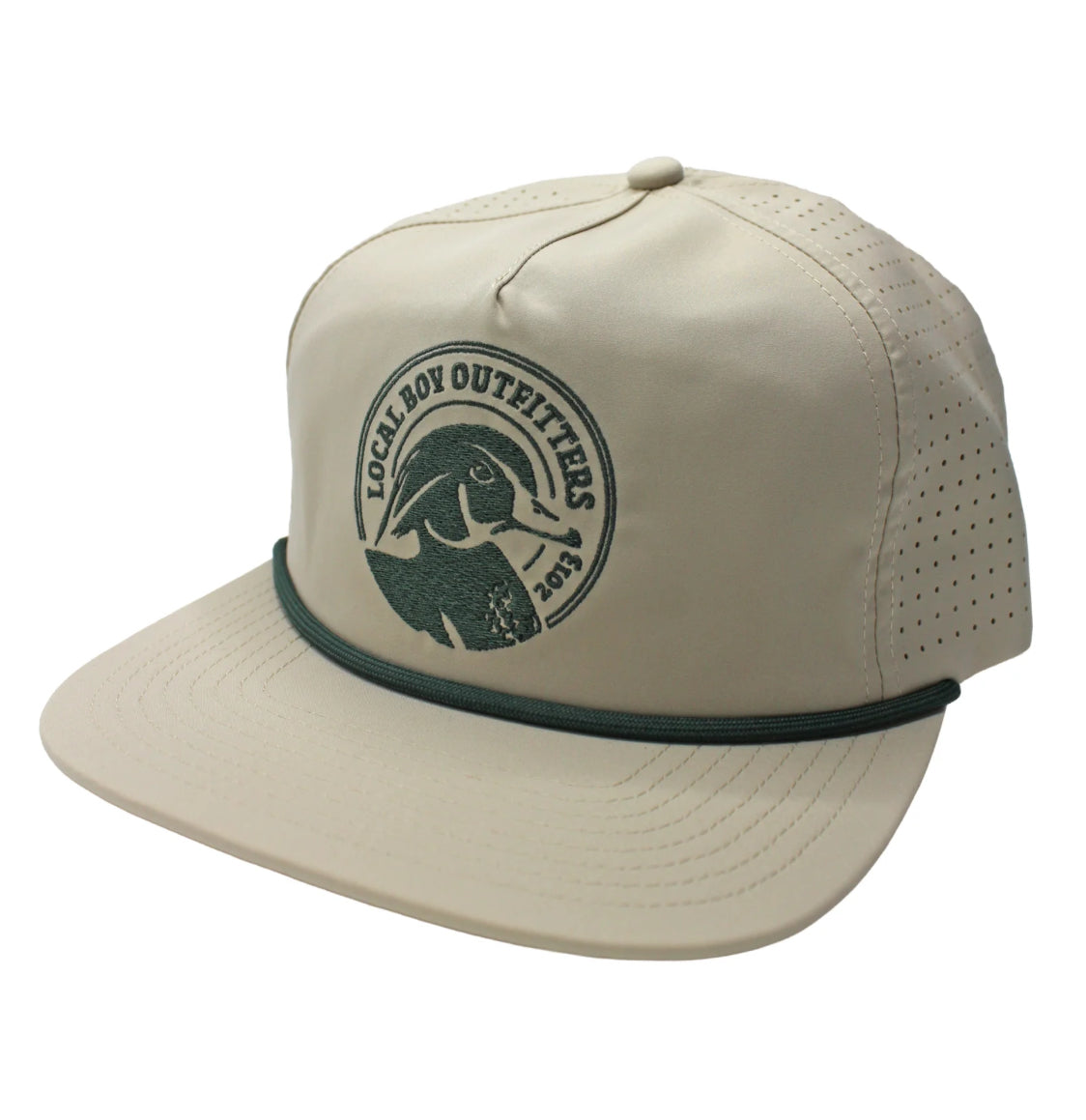 Local Boy Wood Circle Perf LP Rope Hat
