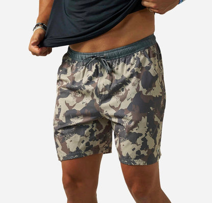 BURLEBO Athletic Short - Splatter Camo