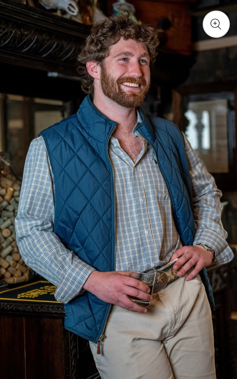 Local Boy Diamond Quilted Vest