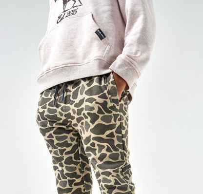 Youth/Toddler Burlebo Fleece Jogger - Classic Deer Camo
