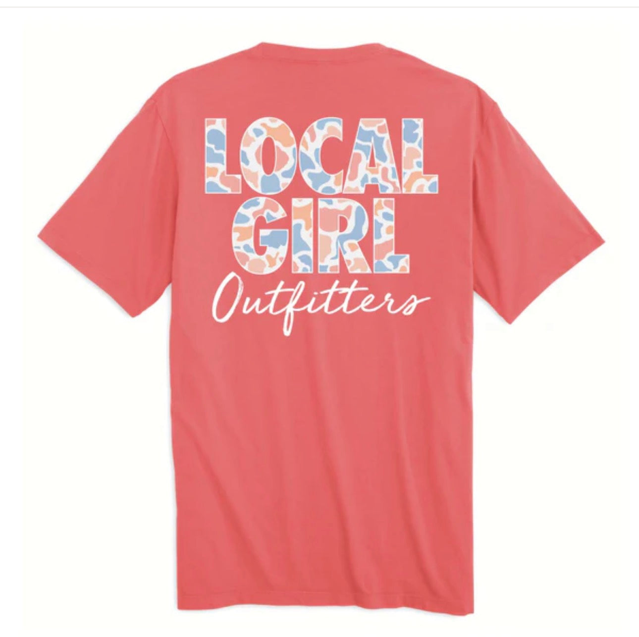 Local girl Absolute Camo LCF SS Tee- Sherbert