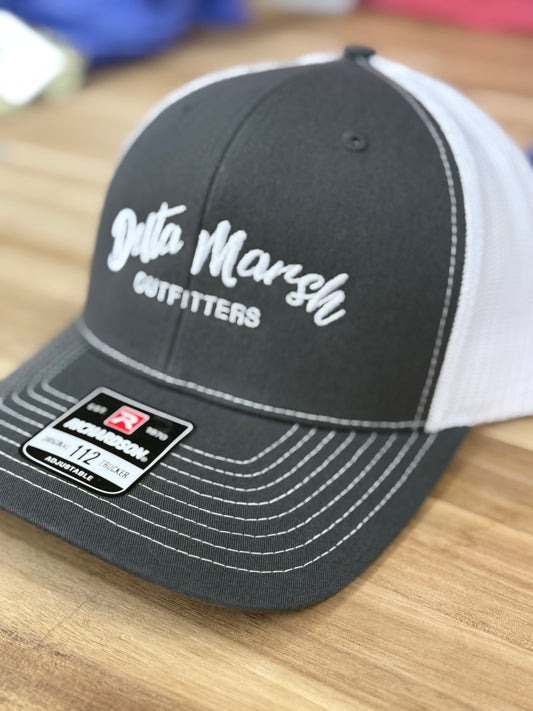 Delta Marsh Logo - Richardson 112 - Charcoal/White
