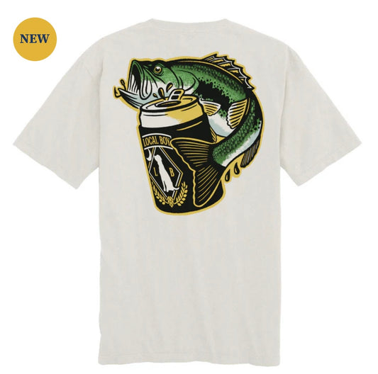 Local Boy Beer Bass SS Tee - Silver