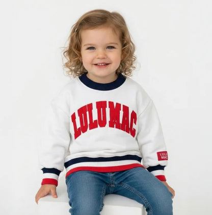 Toddler Lulu Mac Social Society Red/Navy