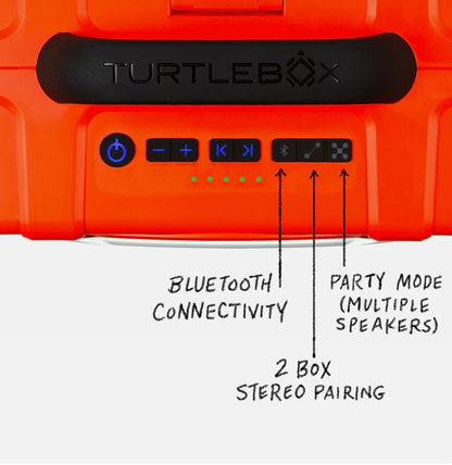 TurtleBox Audio - Grande Speaker - Orange