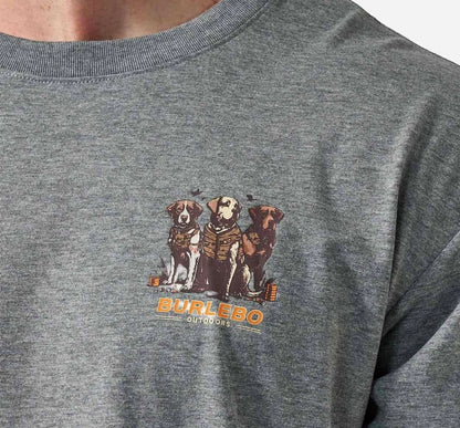 Burlebo SS Camo Duck Dogs - Dark Heather Grey
