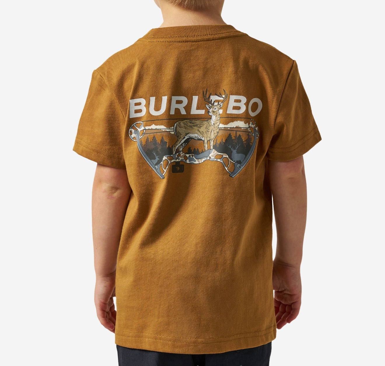 Toddler/Youth Burlebo SS Bow Hunter Tee - Light Brown