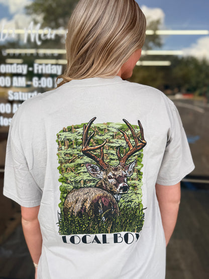 Local Boy Woodstalk SS Tee - Silver