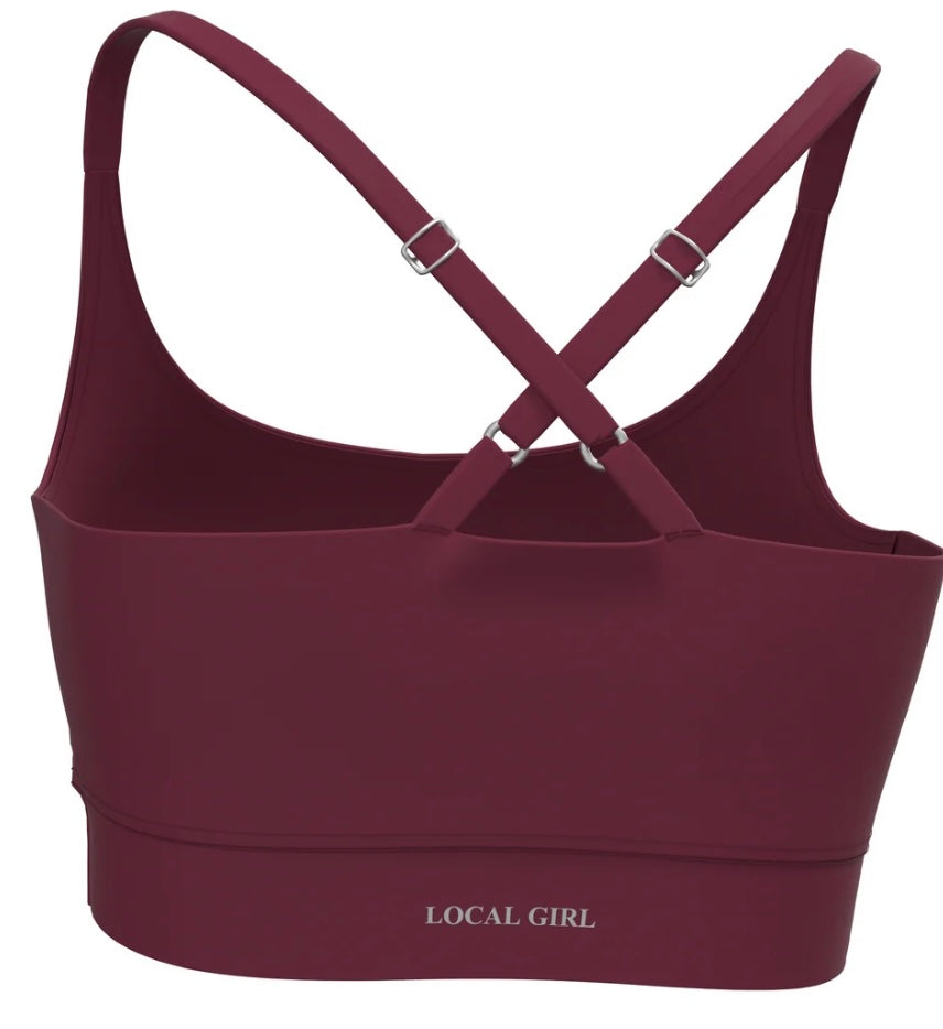 Local Girl Sports Bra 2.0 Berry