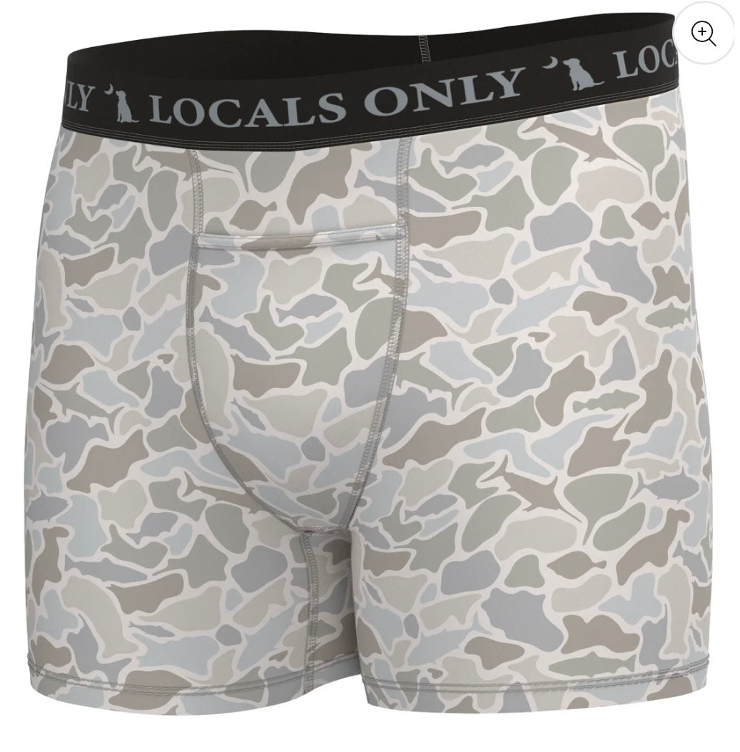Local Boy Men’s Boxer Briefs - Saltwater Camo