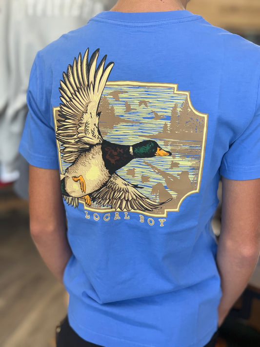 Youth Local Boy Outfitters - Greenhead Flight SS Tee - Marina