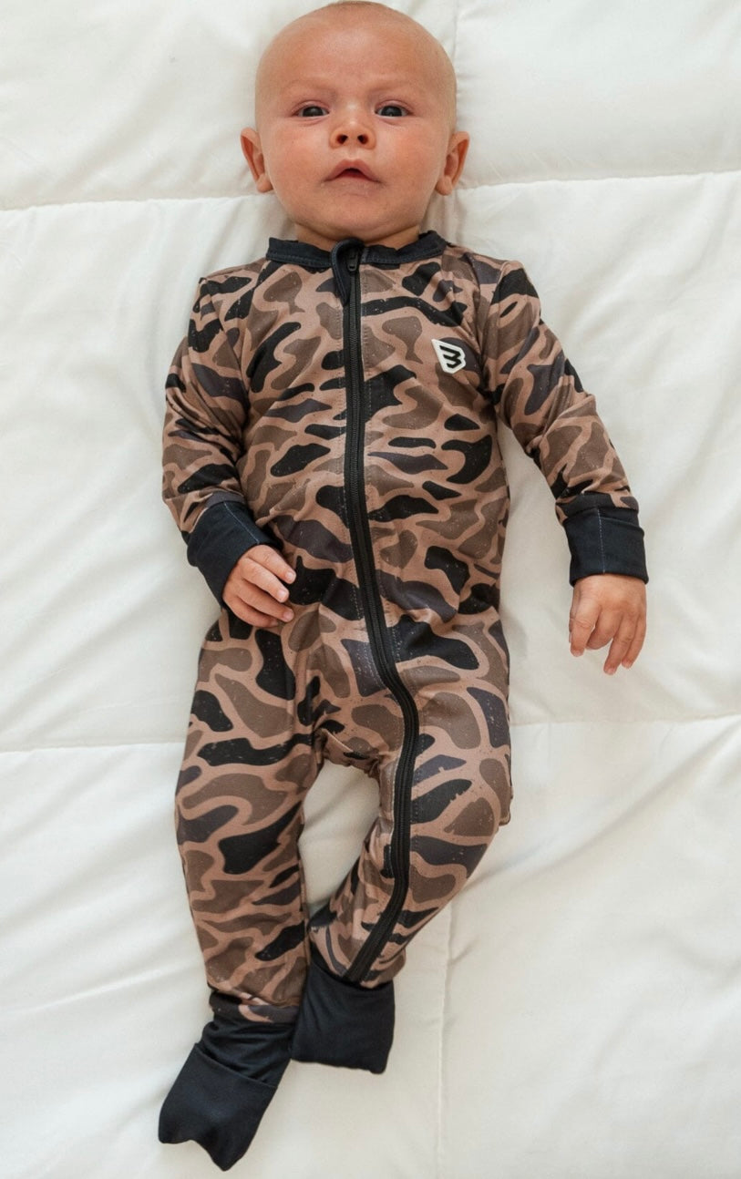 Burlebo - Baby Zip Up - Gauge Camo
