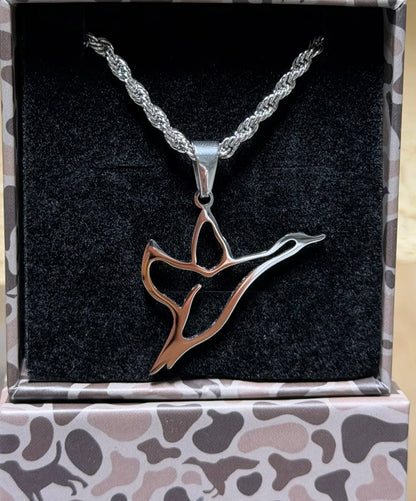Combat Waterfowl Icon Pendant Necklace