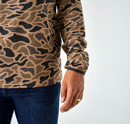 Burlebo - Blaze Tech Quarter Zip - Gauge Camo