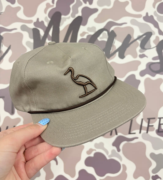 DIRTY MARSH Heron Embroidered Hat | Boudin