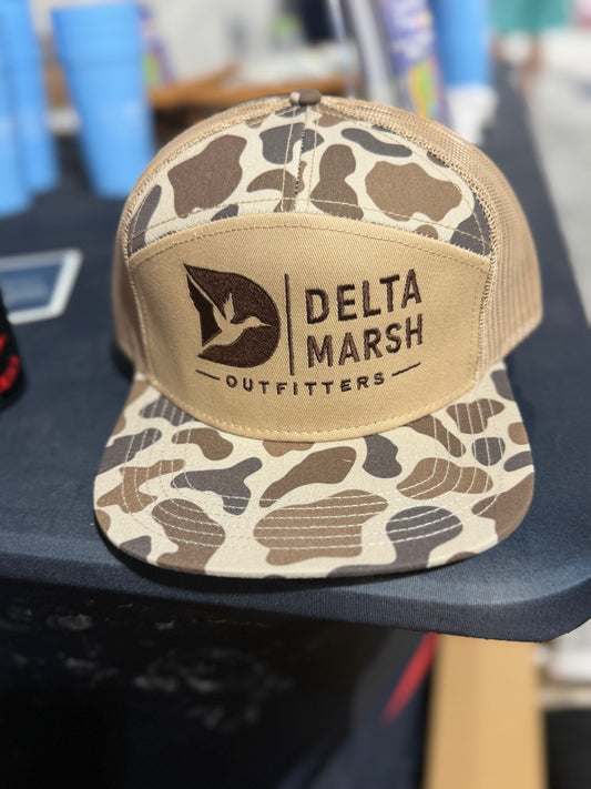 Delta Marsh Flying D 7 Panel- Lost Hat - Slough/Balsa