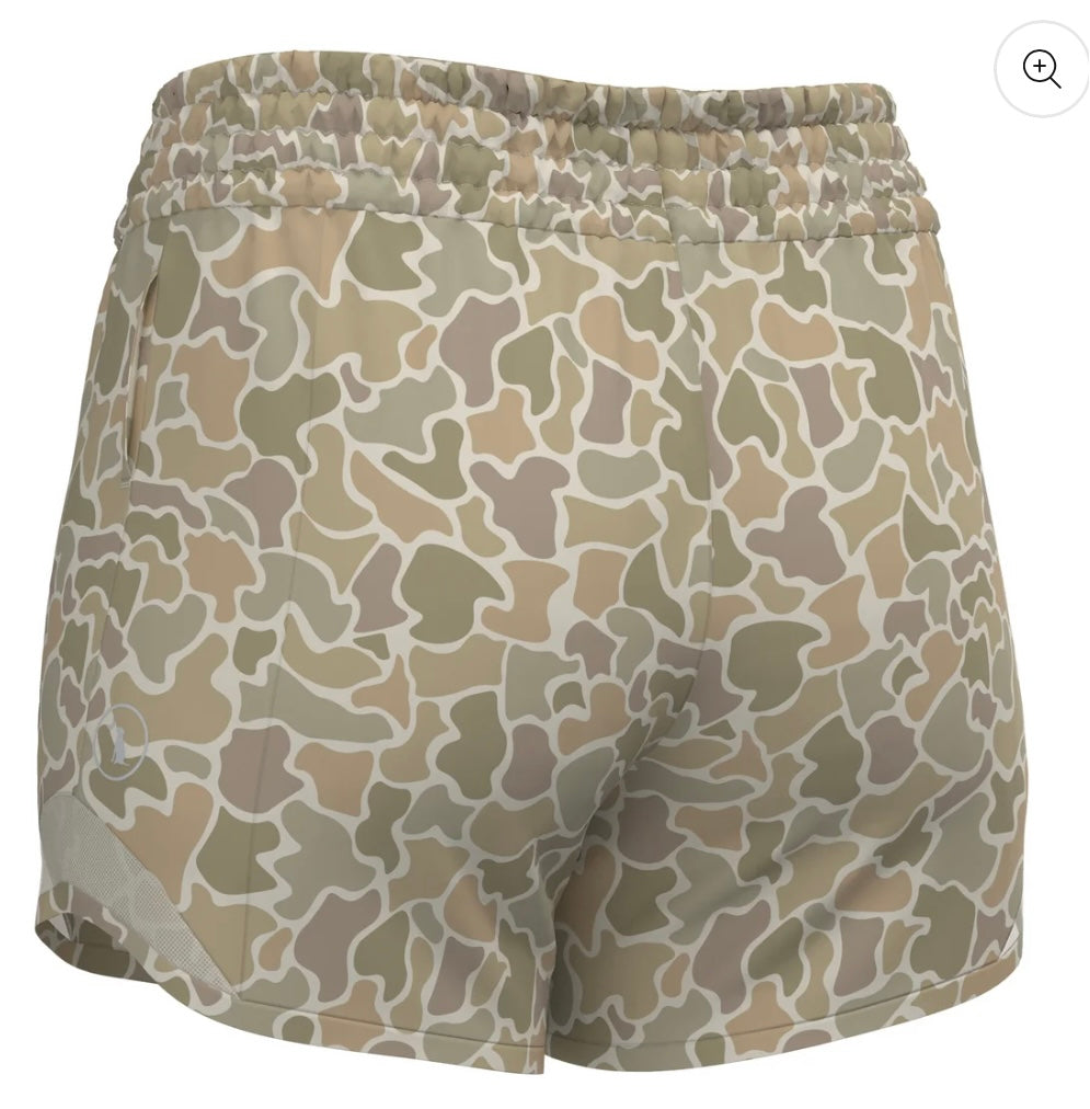 Local Girl Vista Shorts - Forest Camo Desert