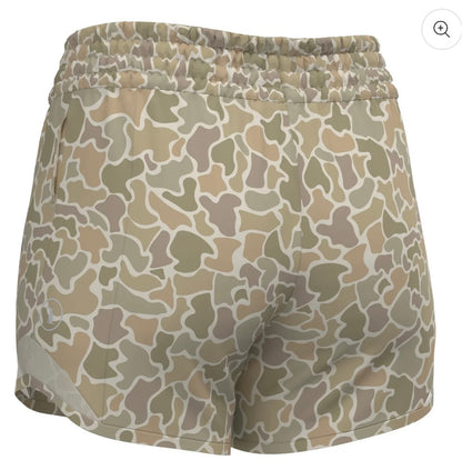 Local Girl Vista Shorts - Forest Camo Desert
