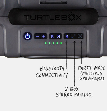 TurtleBox Audio -  Grande Speaker - Gray
