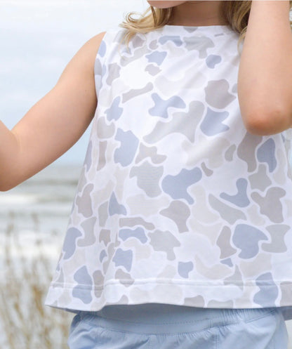Youth Local Girl Muscle Tank 2.0 -  FC Saltwater