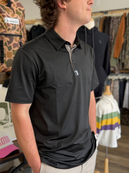 Solid Black - Polo
