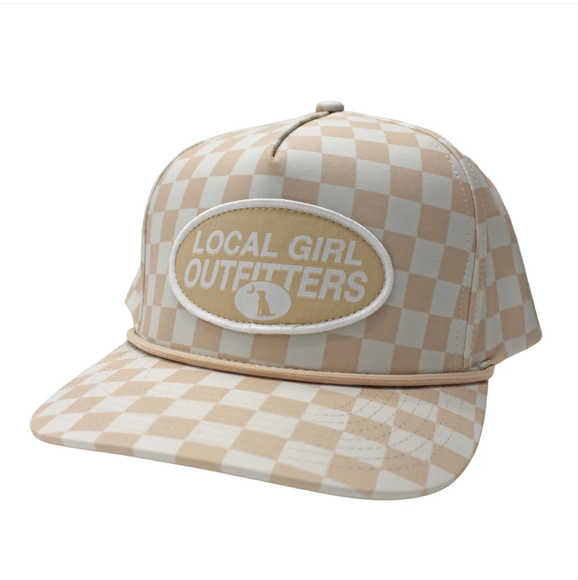 Local Girl -LG Modern Oval Rope Hat